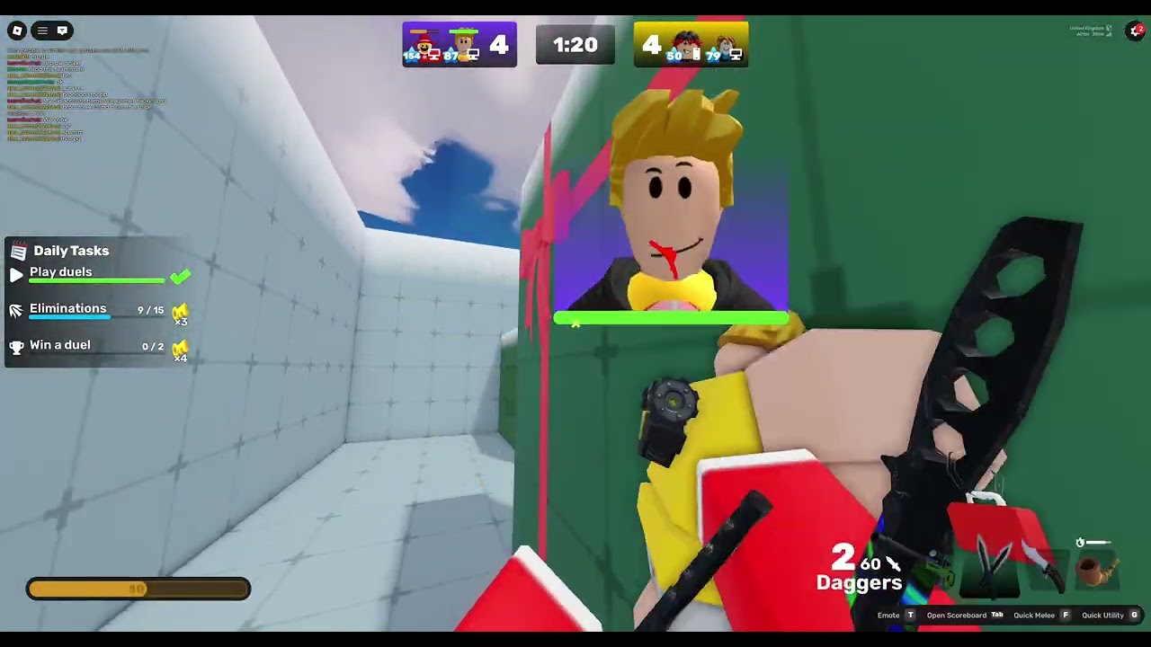 Roblox Revenire spectaculoasa de la 1-4 !!!