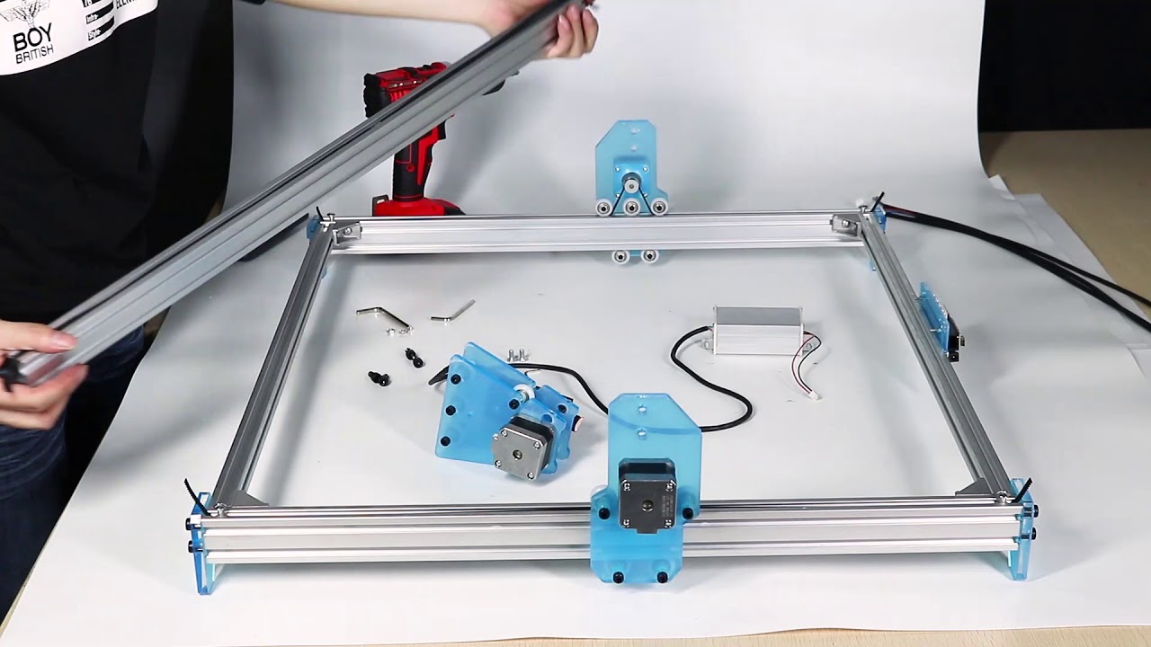 Engraving machine installation instructions SKU397153组装雕刻视频