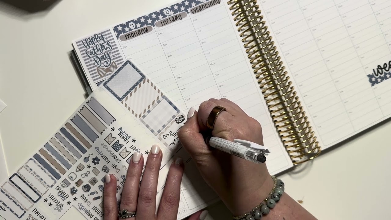 Plan With Me June 9th-15th | EC Hourly | PlannerKate