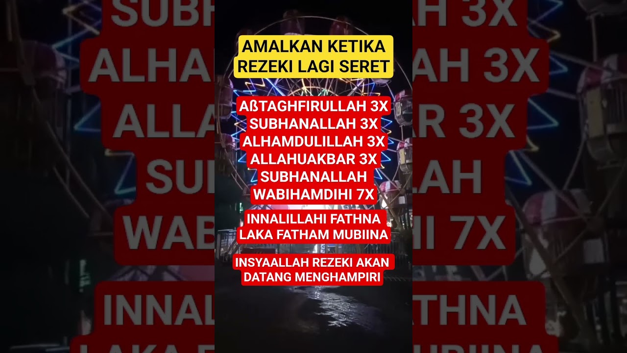 AMALKAN KETIKA REZEKI LAGI SERET‼️ #shorts #shortsyoutube #doa #amalan #anzokartawinata