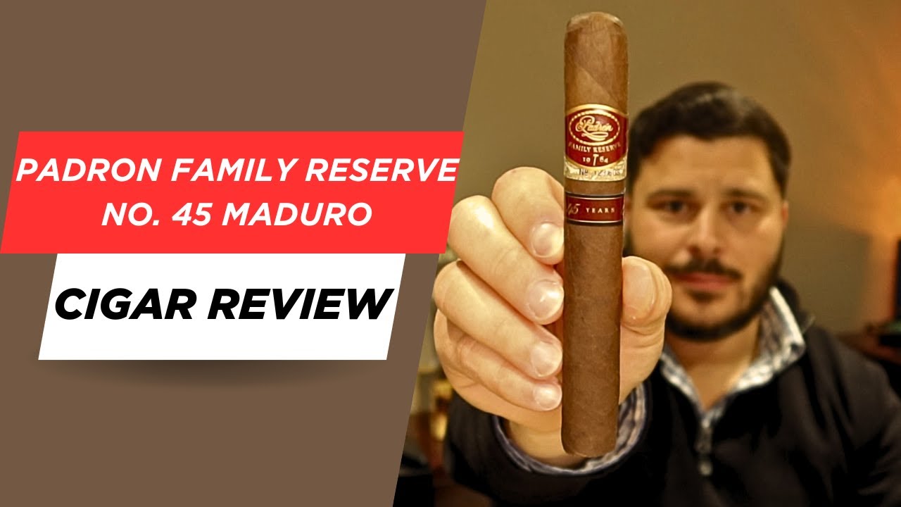 WE HIT 100 SUBS! Padron Family Reserve No.45 Maduro Cigar Review
