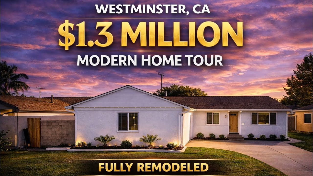 $1.3M Fully Remodeled Westminster Home Tour 🏡 | OC Living Near Huntington Beach