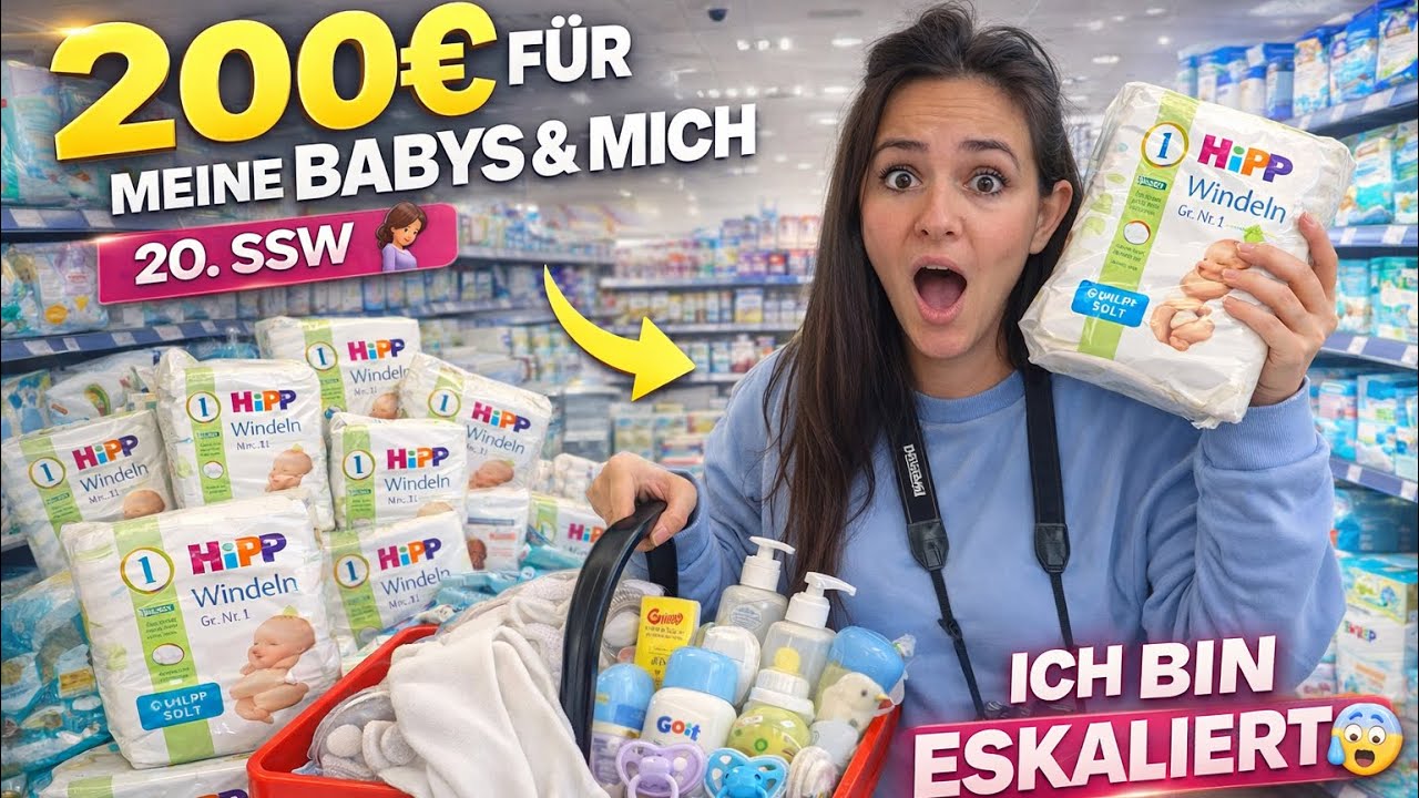 20ssw 🤰🏻ESKALATION 😳 DM & ROSSMANN 200€ live Shopping für Mama & Babys 🛍️