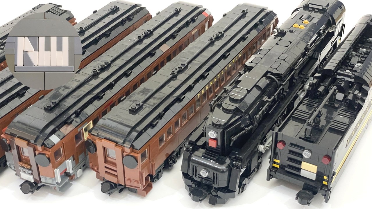 I Rebuilt My Entire OG T1 Consist #lego #trains
