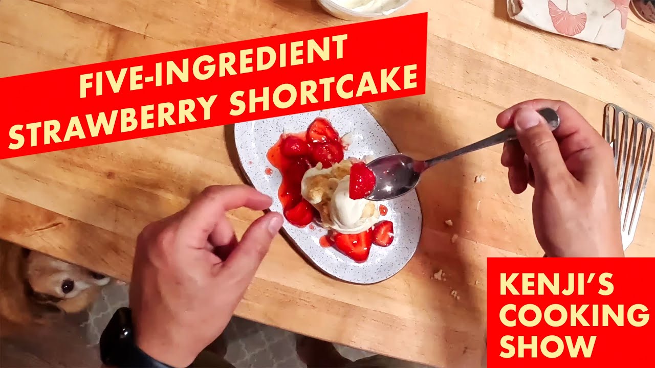 Клубничный торт из пяти ингредиентов | Кулинарное шоу Кэндзи