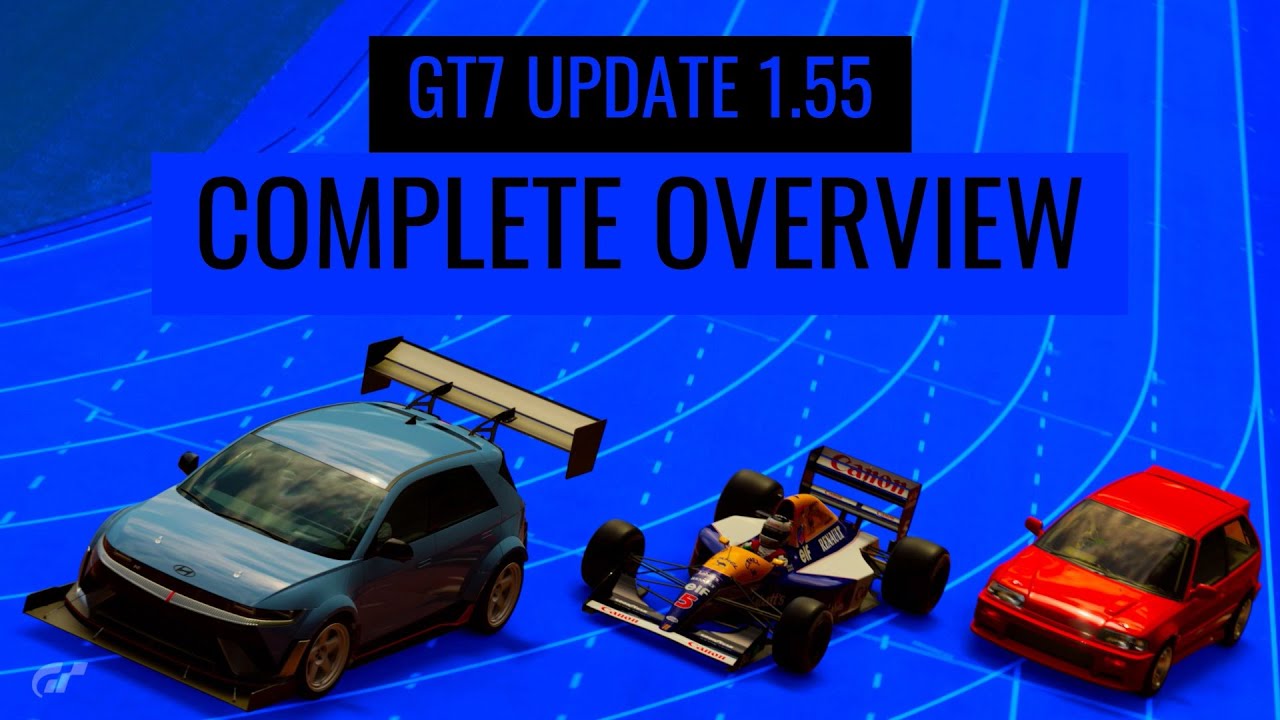 Полный обзор обновления Gran Turismo 7 1.55 — 4 новых автомобиля, замена двигателей и многое другое.