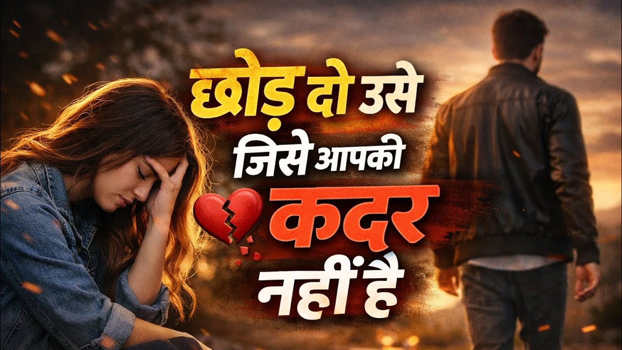 छोड़ दो उसे जिसे आपकी कदर नहीं है|| @khwaabology #motivational story video 