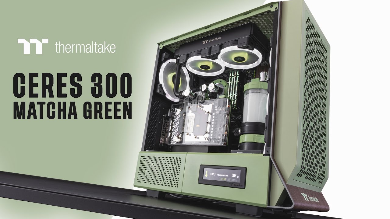 Thermaltake Ceres 300 Matcha Green | Give Your Build A fresh New Look