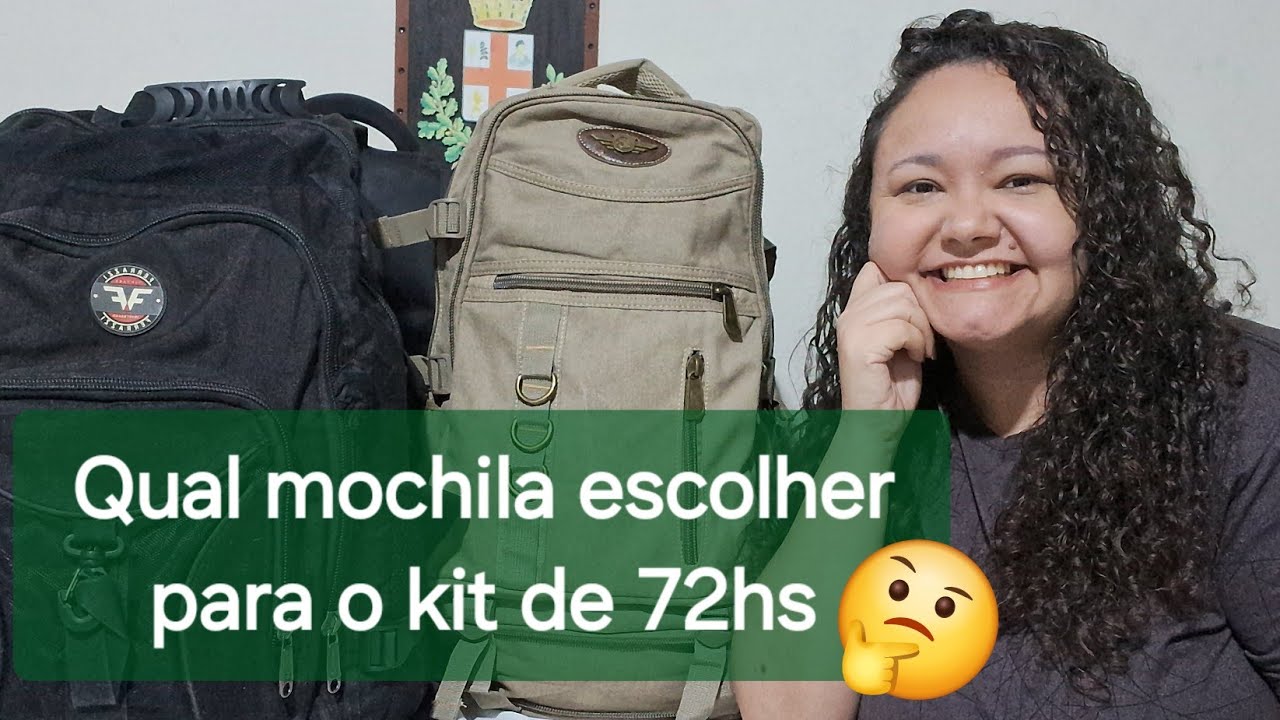 Prepare um kit mochila  de 72hs #mochila #guerra #sobrevivência #sobrevivencialismo #armazenamento