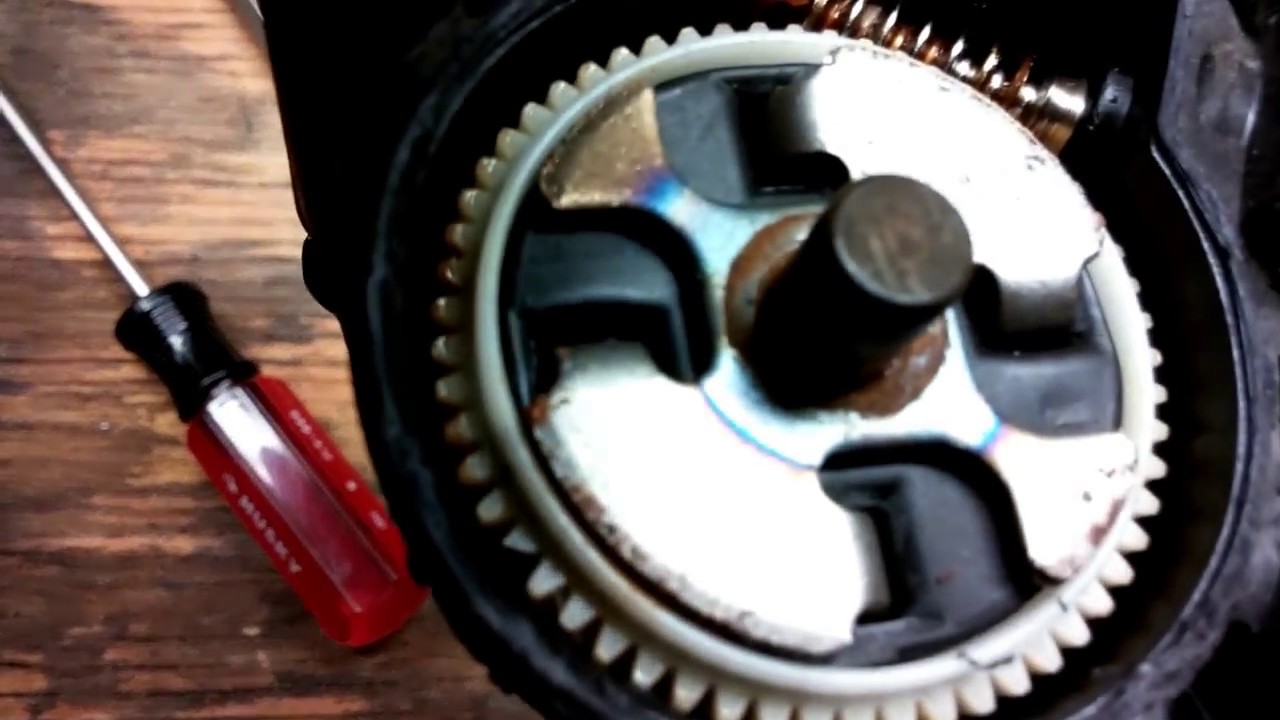 Firebird Headlight Motor Fix: Brass gear replacement