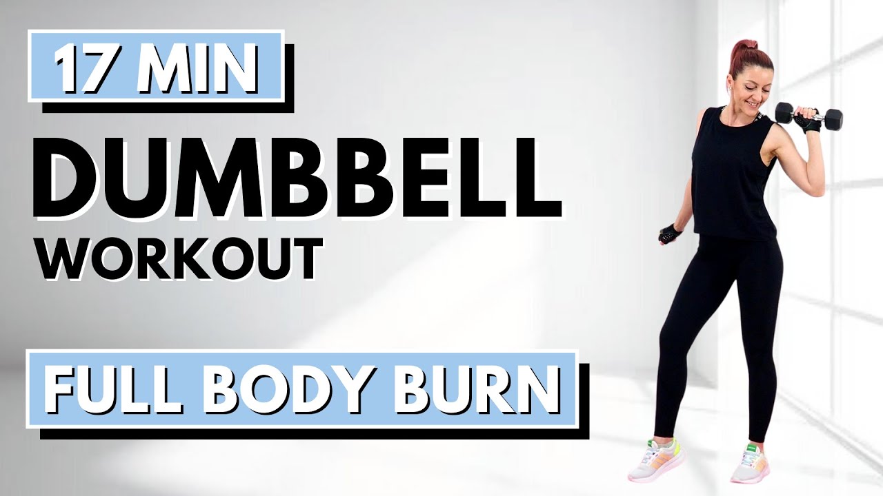 🔥17 Minute One Dumbbell Workout🔥Full Body Strength & Conditioning🔥ALL STANDING🔥NO JUMPING🔥NO REPEAT🔥