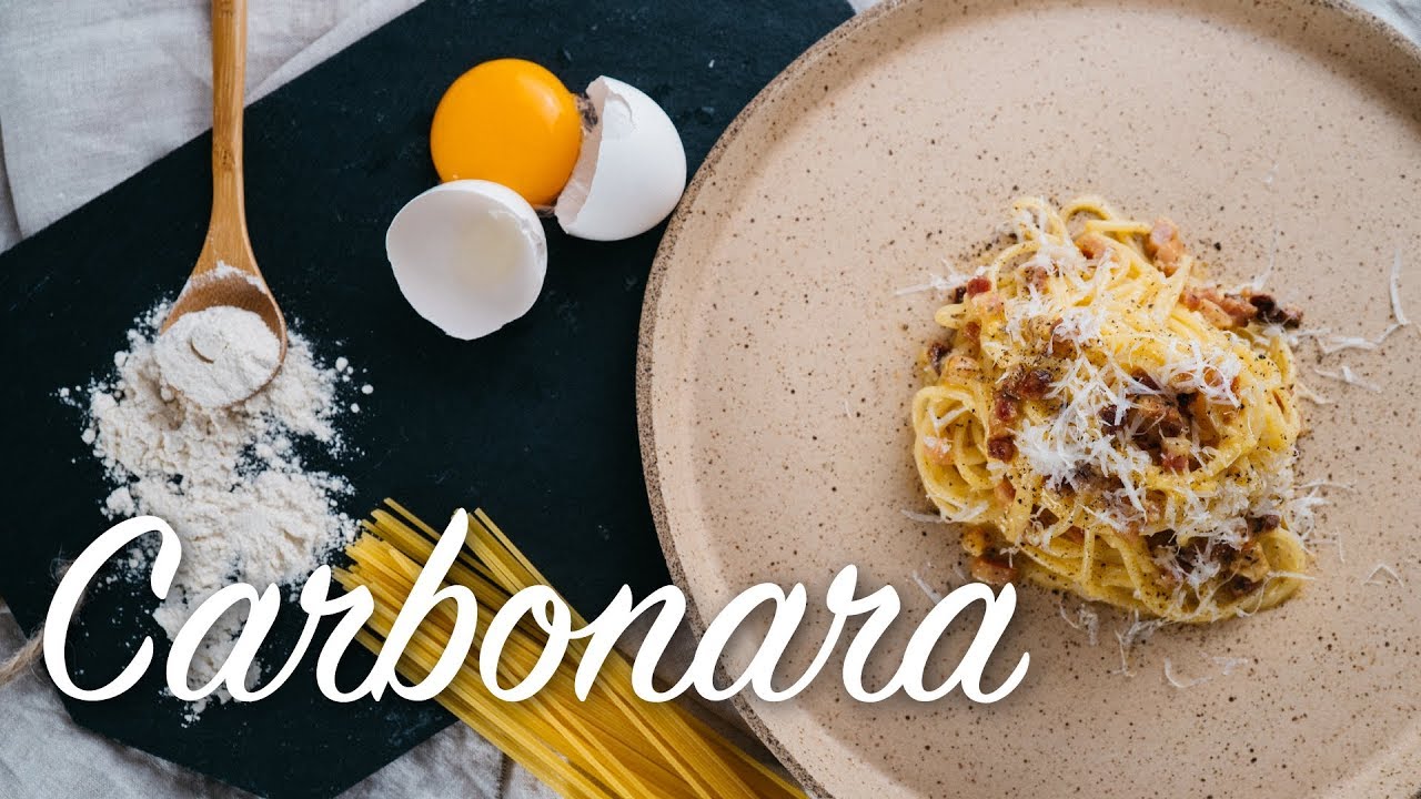 SPAGHETTI CARBONARA por Carolina Jacques ( ESPECIAL MIL INSCRITOS)