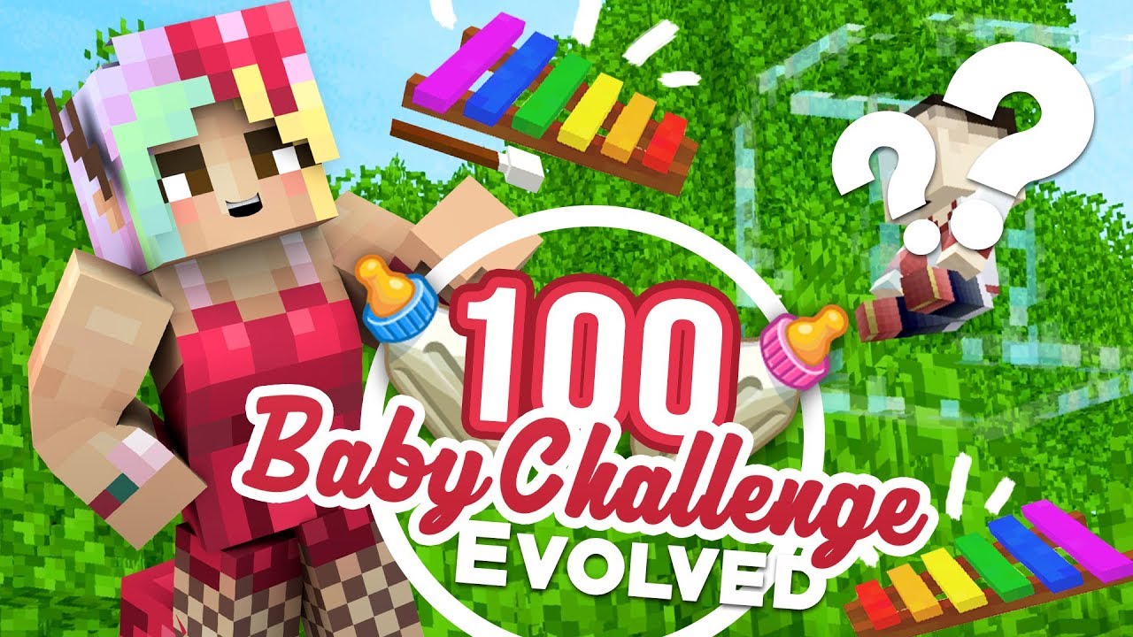 Minecraft 100 Baby Challenge EVOLVED // Ep 05: OUR FIRST BABY!