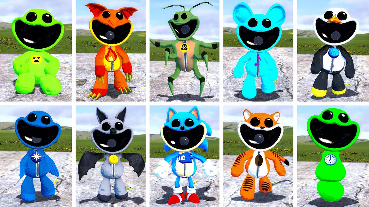 ALL SMILING CRITTERS FAMILY POPPY PLAYTIME CHAPTER 3 In Garry's Mod!