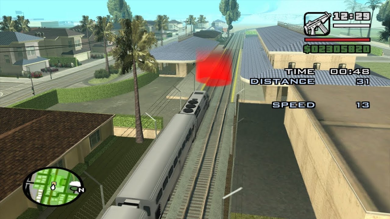 Chain Game 100 mod - GTA San Andreas - Freight Train missions (levels 1 & 2)