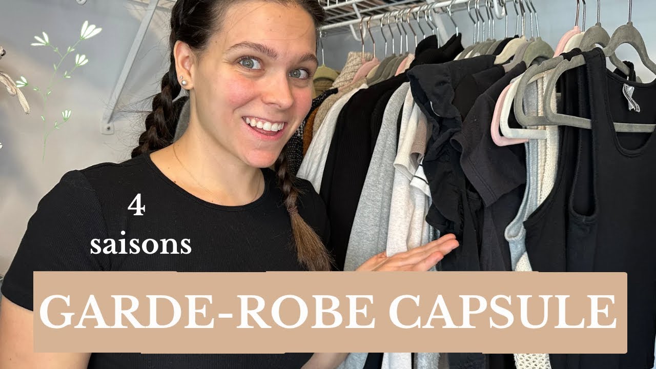 GARDE-ROBE CAPSULE 4 SAISONS - 78 morceaux pour l’année complète, placard minimaliste