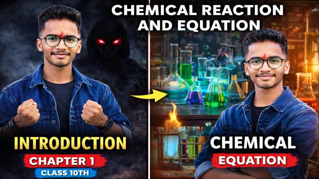 Chemical Reactions and Equations🔥| CLASS 10 Science | Complete Concept | Lecture 1 | Aditya Yadav 