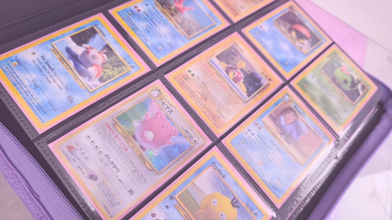 ASMR My Yuka Morii Pokémon Card Collection *almost complete!* | Tapping & Scratching Sounds