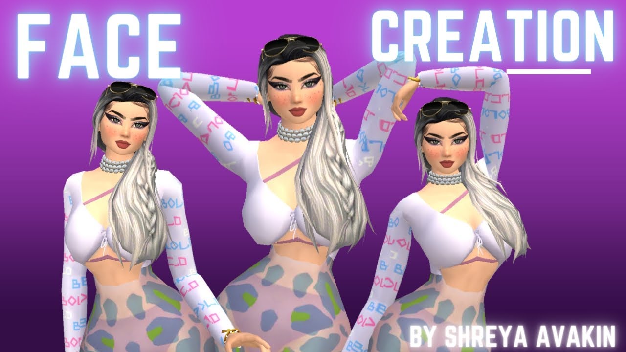 Avakin life face ideas | female face creation | noob to pro | #avakinlife