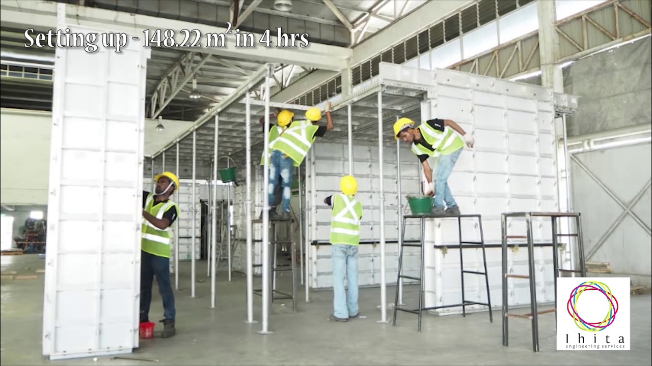 Ihita Aluminium Formwork System - Fast & Effortless construction