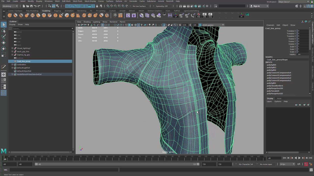 jacket simulation 01 preparing assets
