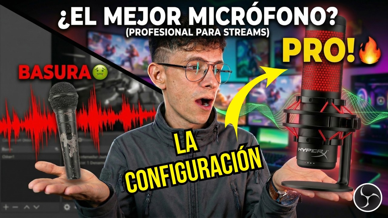 ¿El MEJOR Micrófono? (HyperX) para Sonar PRO en Streams | Configuración OBS