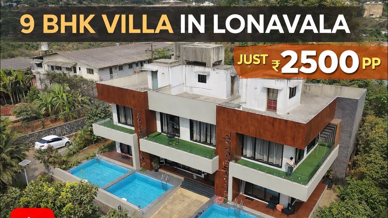 9BHK Luxurious villa near Mumbai 📍| LONAVALA 🔥