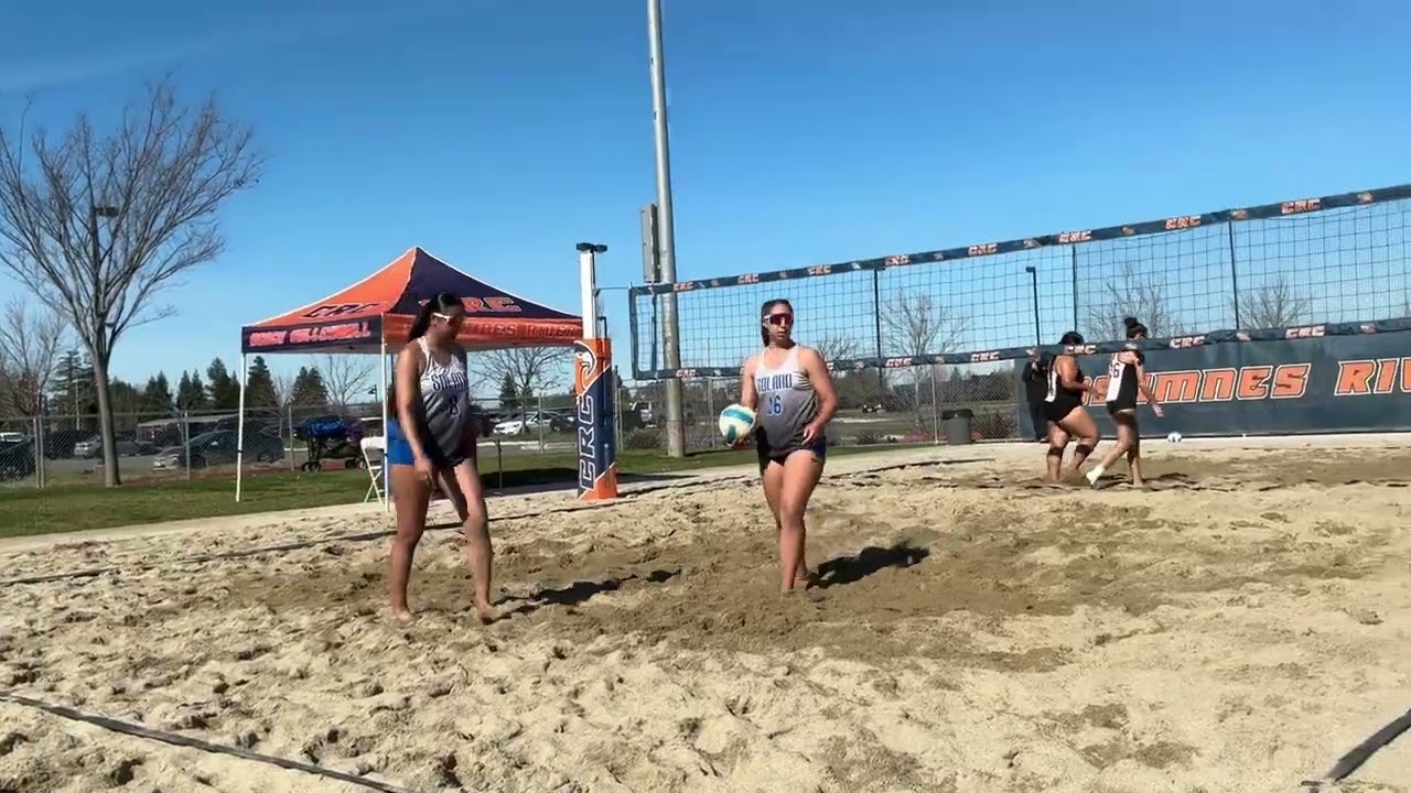 SCC Beach VB -Ashlee & Kyla vs De Anza 