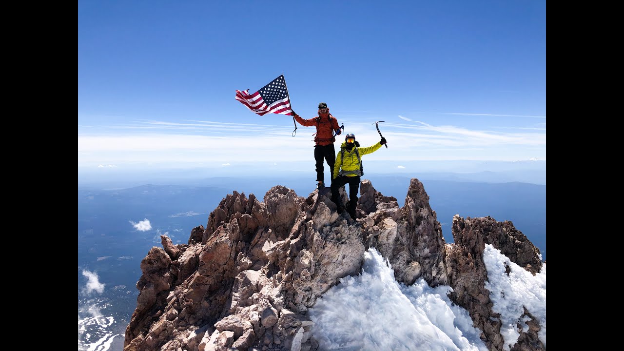 CLIMBING AND SKIING MT SHASTA-- The 2nd Highest Mountain in the Cascade Range