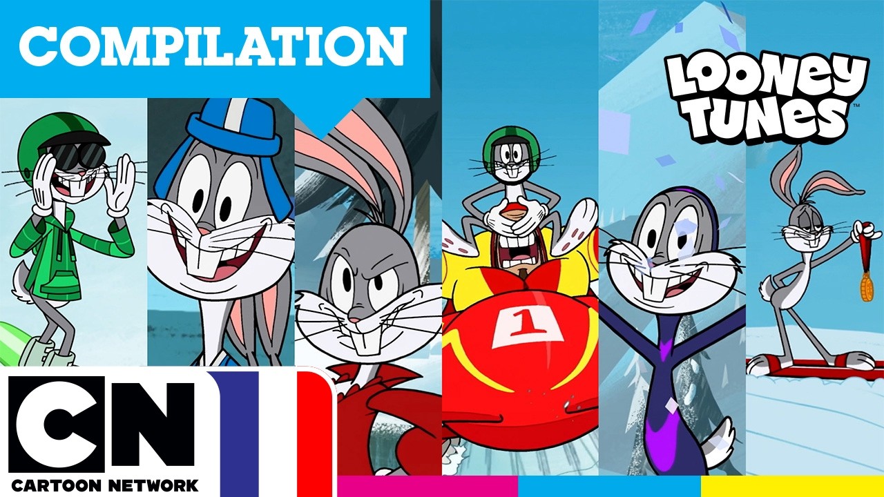 Compilation de sports d’hiver | Looney Tunes | Le sport, c'est fastoche | @cartoonnetworkFR