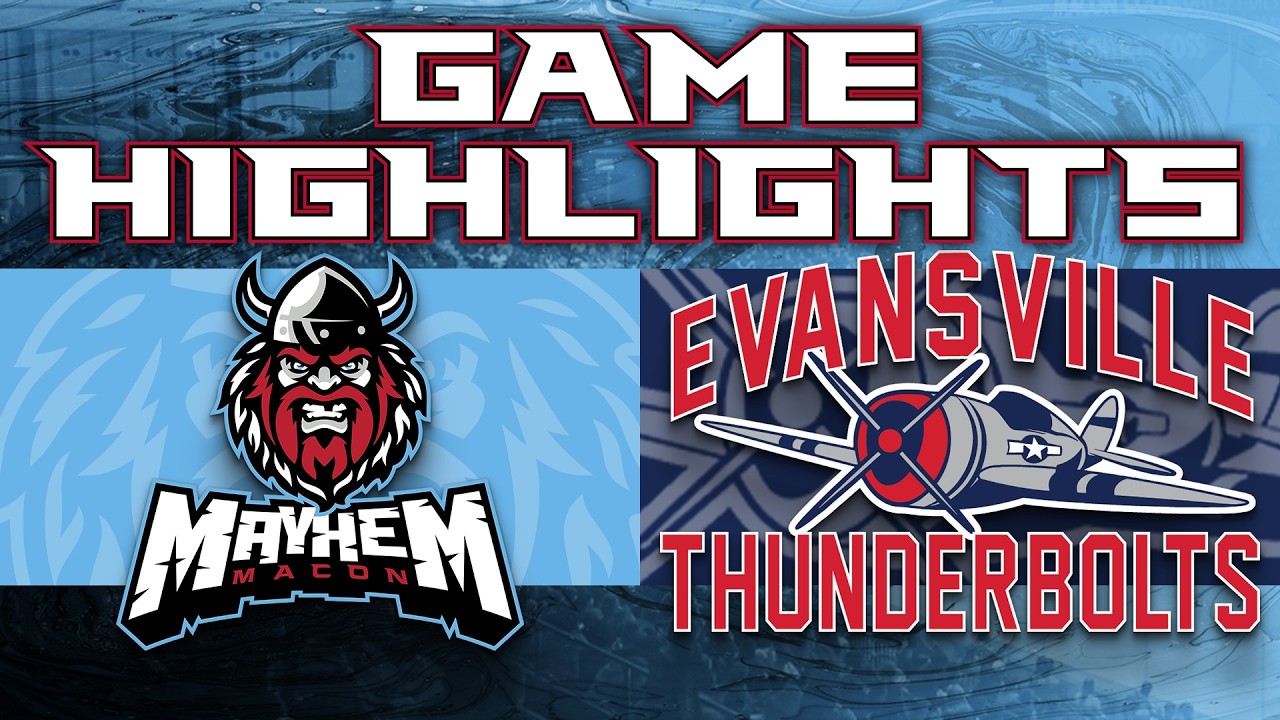 Game Highlights: 3/8/26 Macon Mayhem at Evansville Thunderbolts