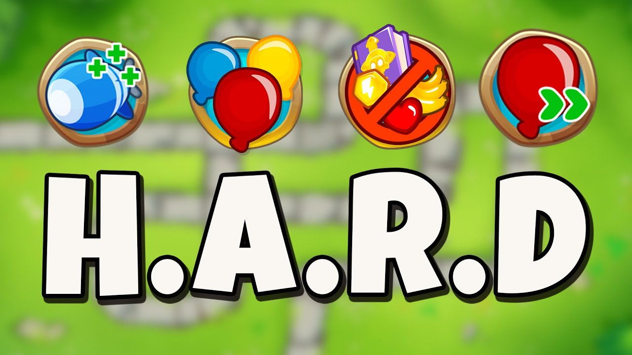 Я прошёл режим H.A.R.D в Bloons TD 6!