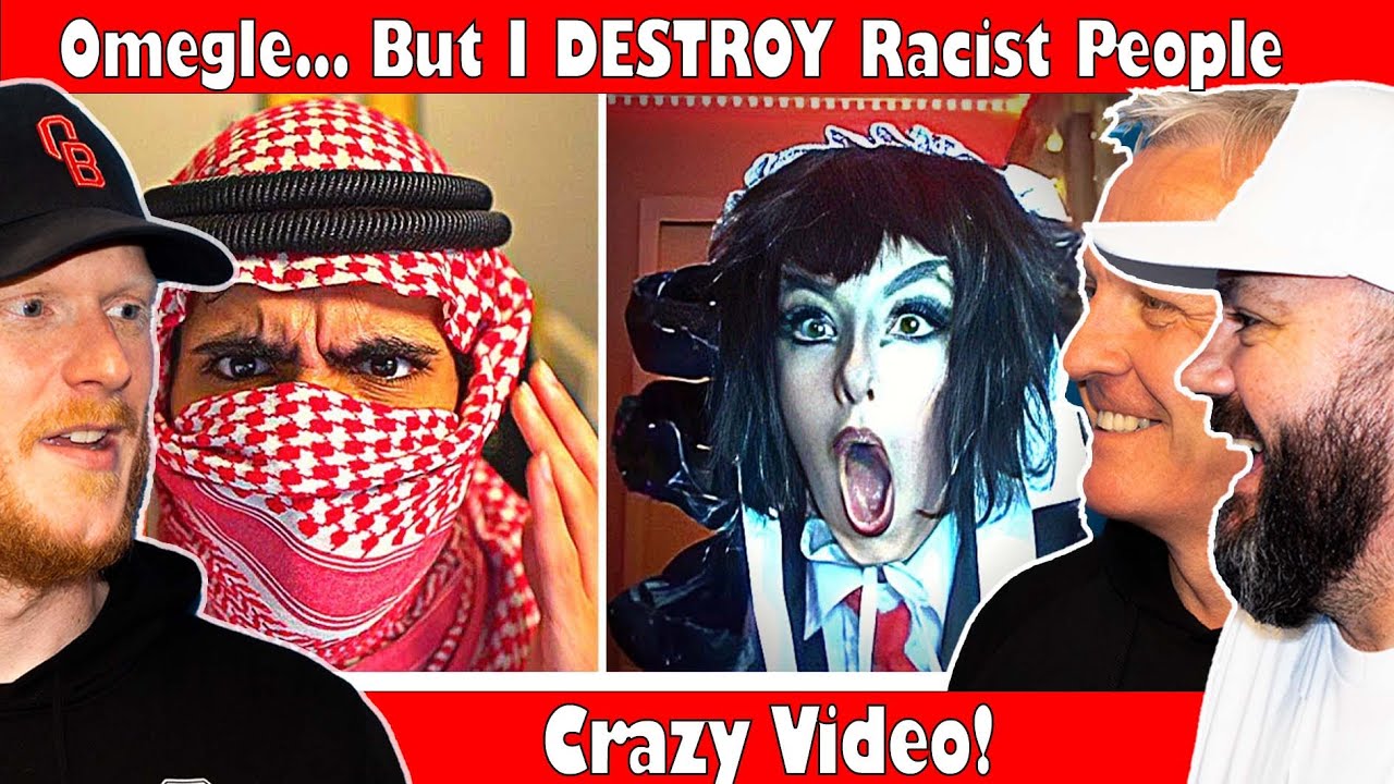 Omegle... But I DESTROY Racist People REACTION | OFFICE BLOKES REACT!!