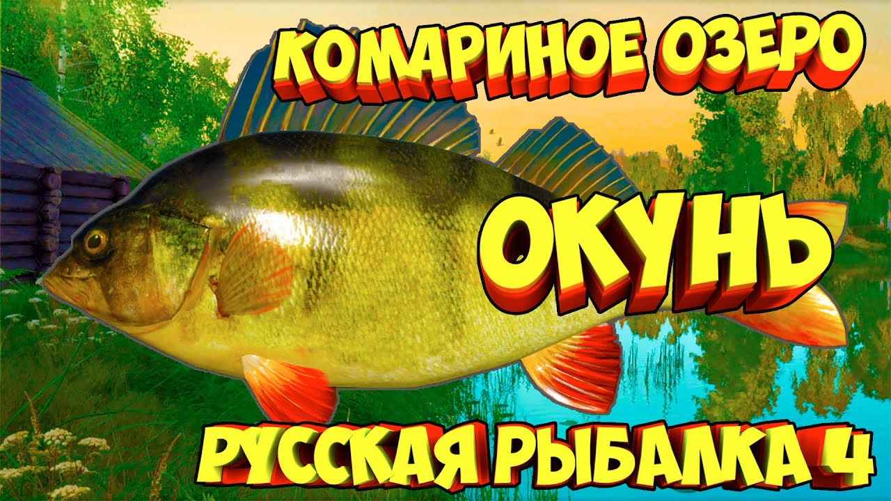 русская рыбалка 4 - Окунь озеро Комариное - рр4 фарм Алексей Майоров russian fishing 4