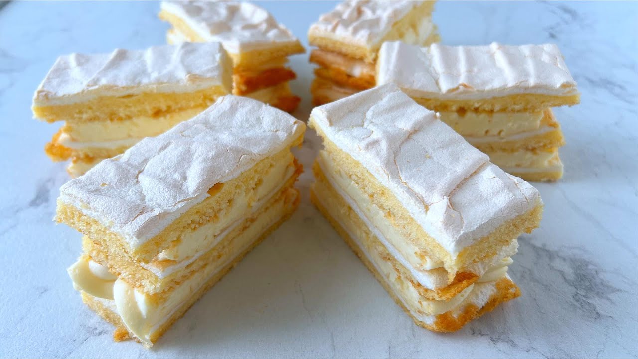 MERINGUE CREAM LAYERS &ndash; Light, Sweet, and Irresistible!