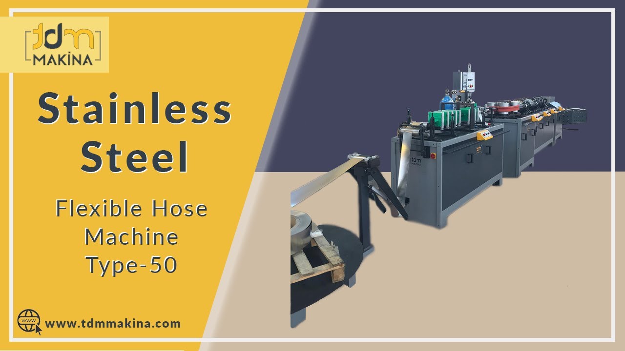 Type 50 ( DN 32 , DN 40 , DN 50 ) Stainless Steel Flexible Hose Line