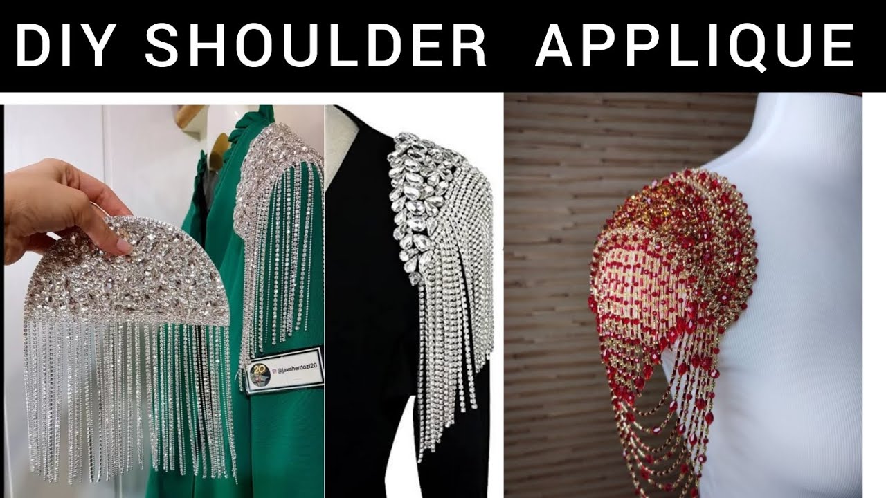 HOW TO MAKE A SHOULDER  PAD APPLIQUE
