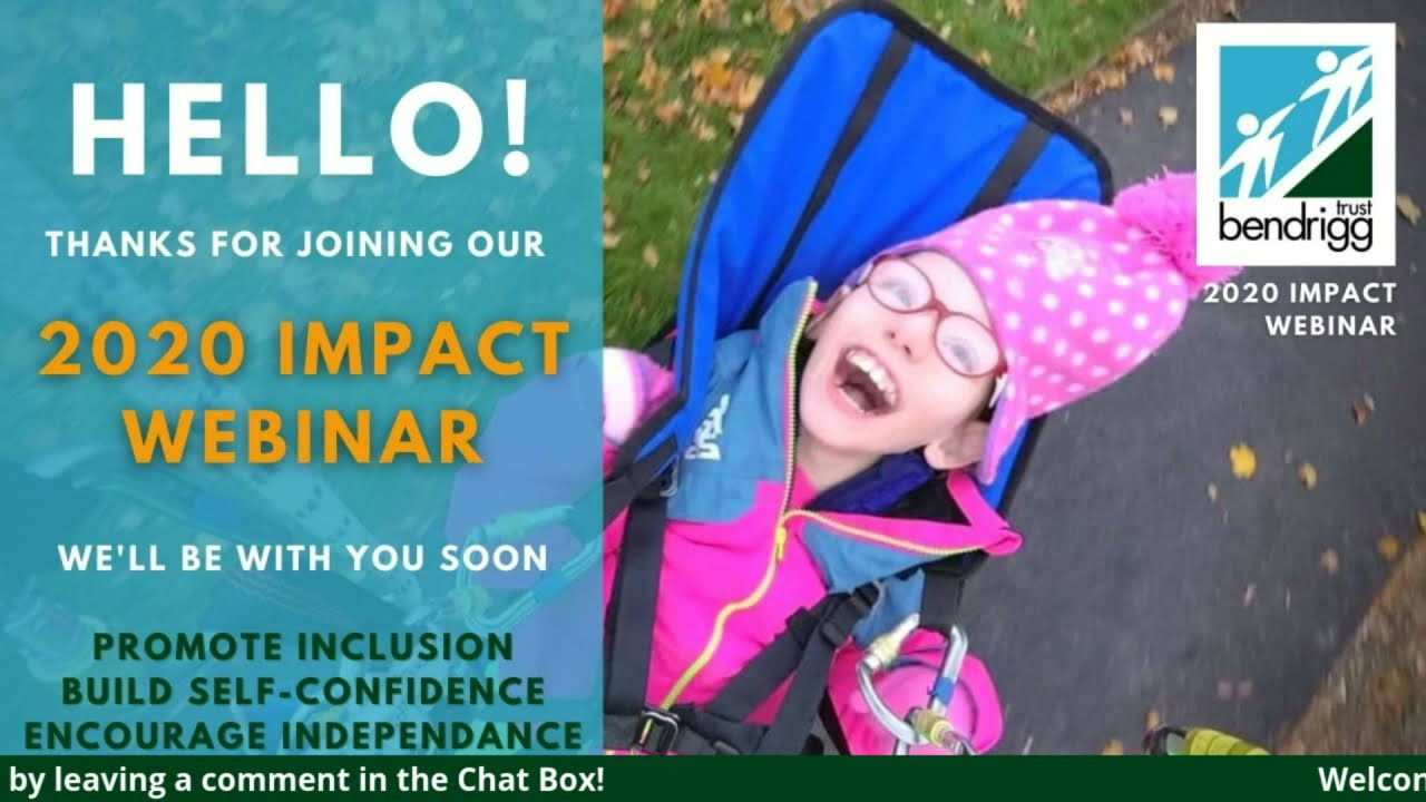 Webinar - Bendrigg Trust - Our Impact 2020
