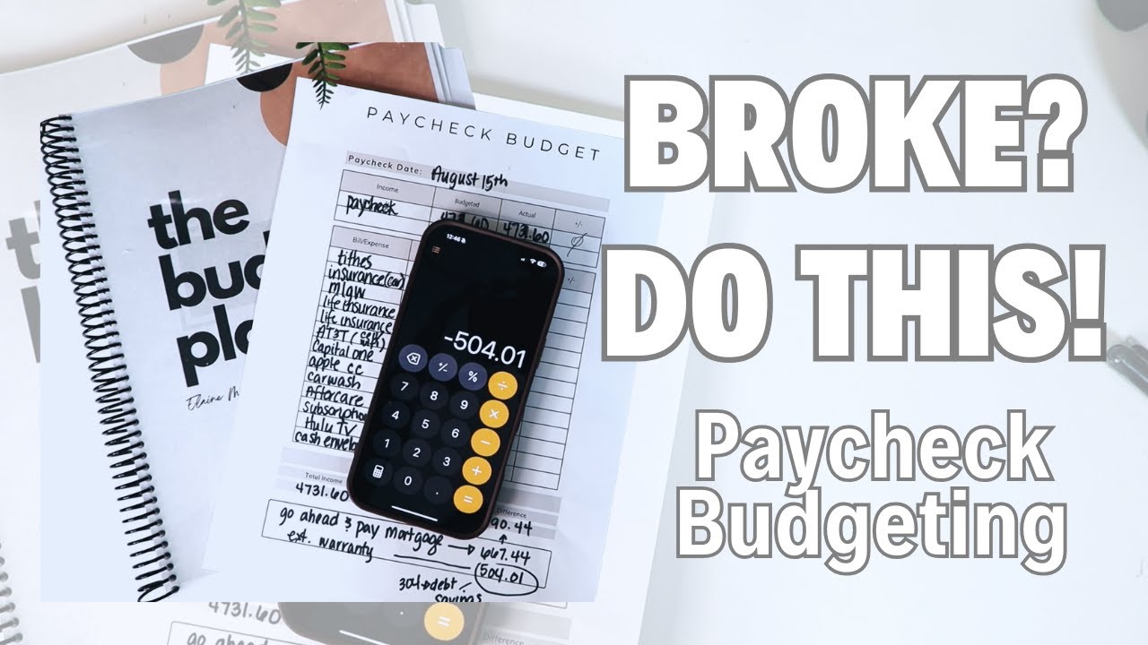 Back to the Basics Ep. 2 | Paycheck-to-Paycheck Budgeting + Real-Time Walkthrough