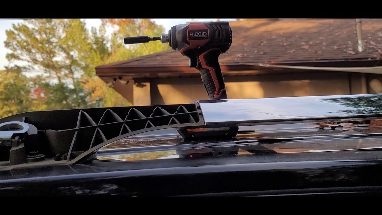 nissan armada, infinity QX80 roof rack removal