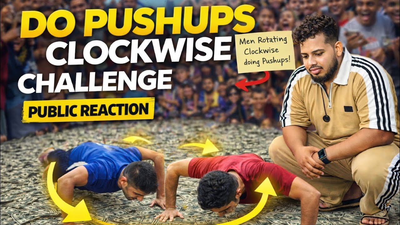 ￼CRAZY PUCH-UP CHALLENGE 💀| KIRRAK PUBLIC ￼RECATION 😱| WINNER 🥇GET 1000 CASH PRIZE 🏆 