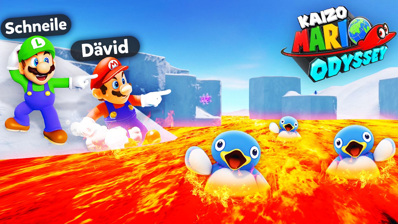 Das Polarland wurde mit LAVA GEFLUTET in KAIZO Mario Odyssey...