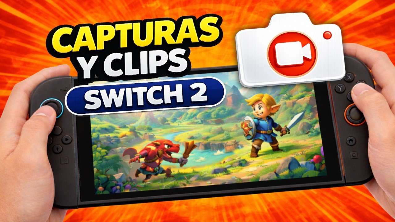 Cómo GRABAR CLIPS y HACER CAPTURAS en Nintendo Switch 2 (Tutorial 2026)