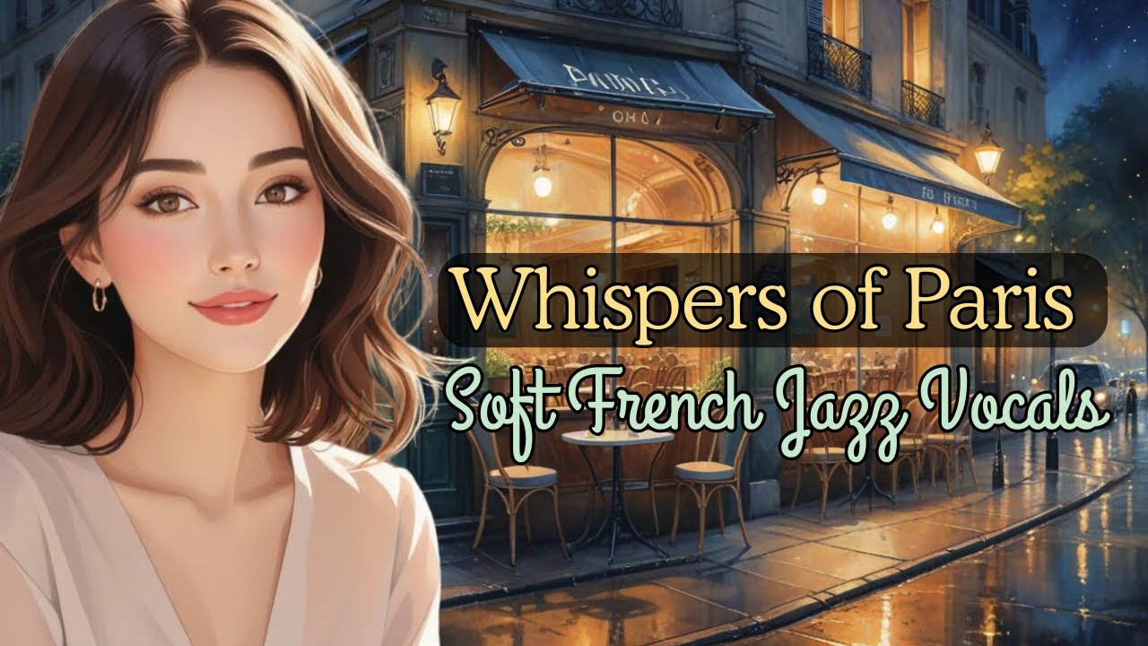 Whispers of Paris ☕ Soft French Jazz Vocals for a Calm Café Morning-Relaxing Chanson&Coffee Ambience