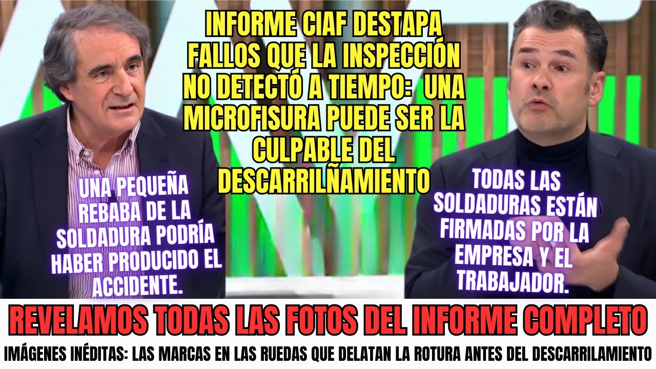 Exclusiva El tren IRIO a punto del desastre por microfisuras invisibles en la vía