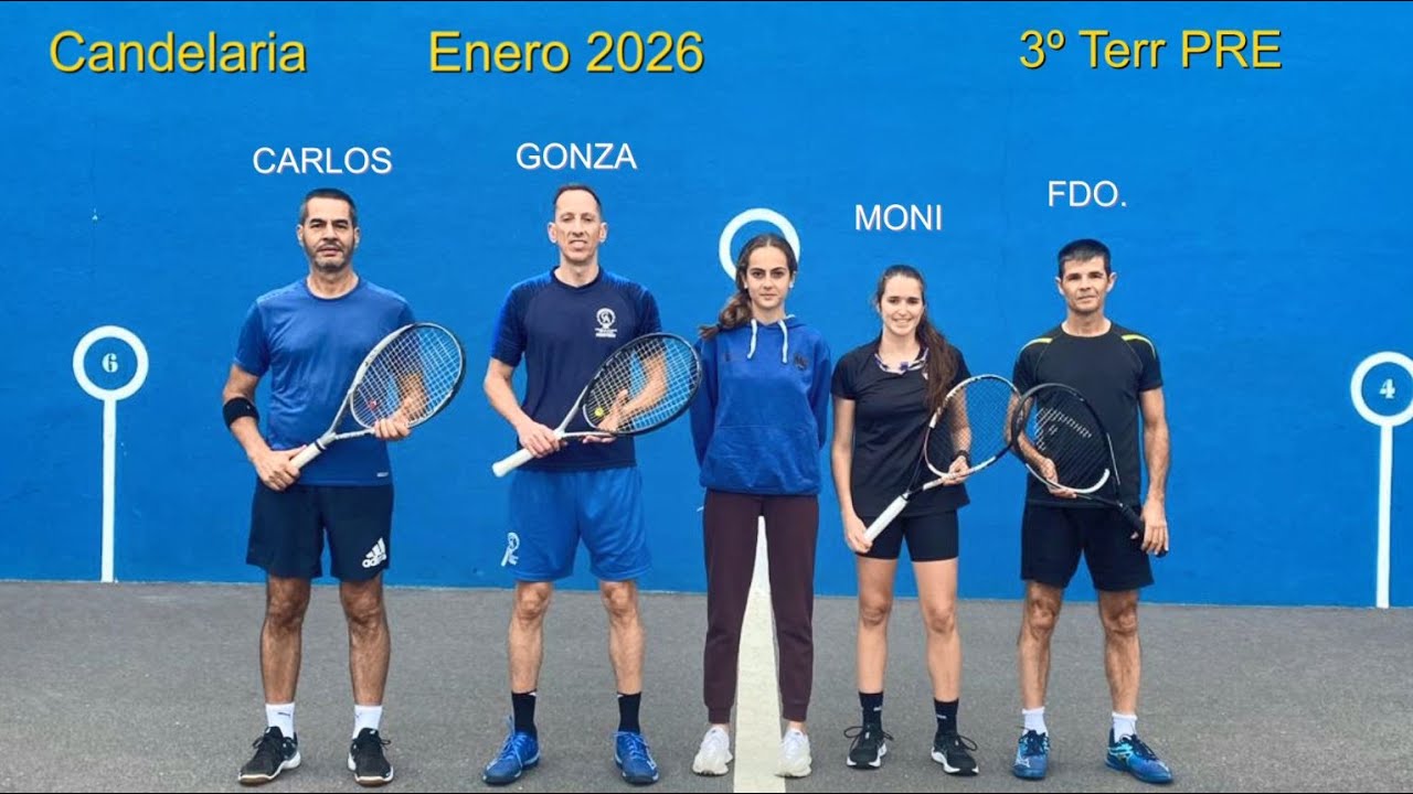 2026 01 - 3º Terr Frontenis PRE Fernando Mónica & Gonzalo Carlos - Muere 2º Set
