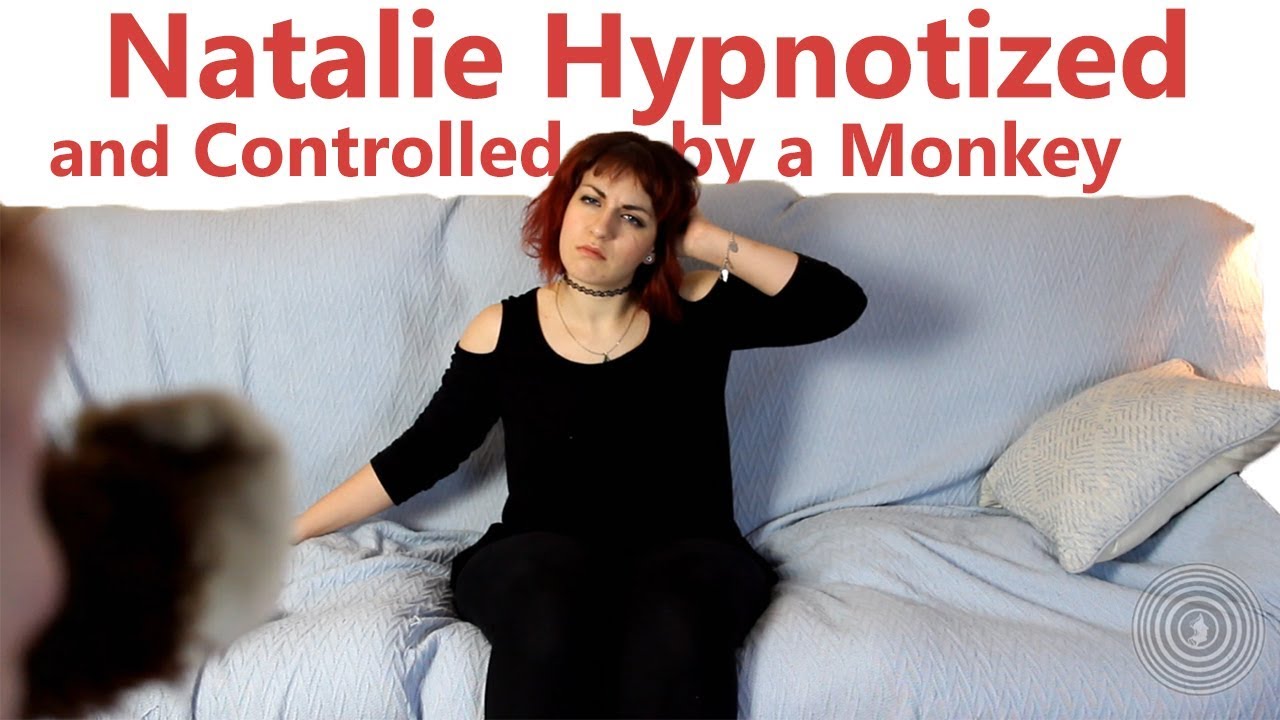 Natalie Hypnotized and Controlled by a Monkey