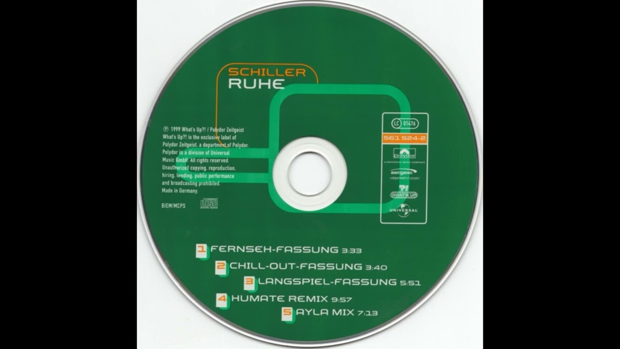 Schiller - Ruhe (Langspiel-Fassung)