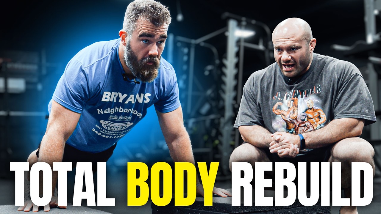 NFL Legend Jason Kelce's Brutal Physique Makeover Workout Plan