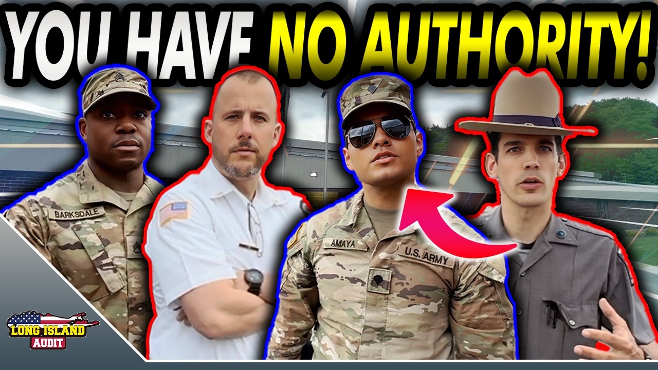 Aggressive National Guardsmen CONFRONT Auditor For Recording In Public!